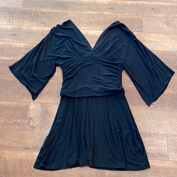 Boston Proper plunging neckline dress - Picture 4 of 8